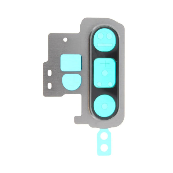 Soporte de lente premium para Samsung Galaxy Note 10 Plus N975, color plata estelar