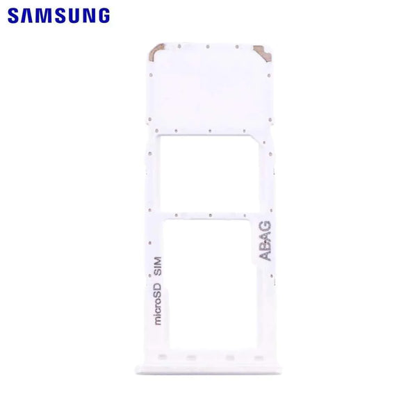 Bandeja SIM original para Samsung Galaxy A21S A217F GH98-45392B Prisma Blanco
