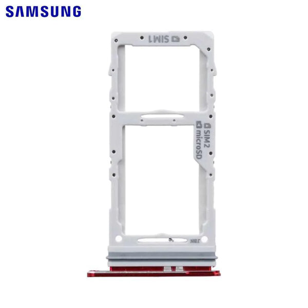 Bandeja SIM original Samsung Galaxy S20 Plus 5G G986 Galaxy S20 Plus G985 GH98-45005G Rojo