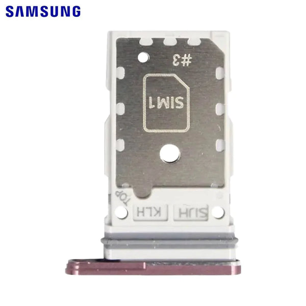 Bandeja SIM Original Samsung Galaxy S22 Ultra S908 GH98-47138B Burdeos
