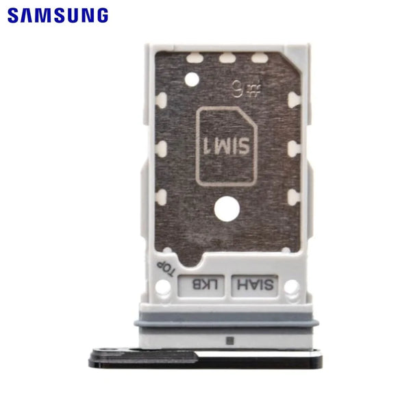 Bandeja SIM original para Samsung Galaxy S23 Ultra 5G S918 GH98-48039A, color negro