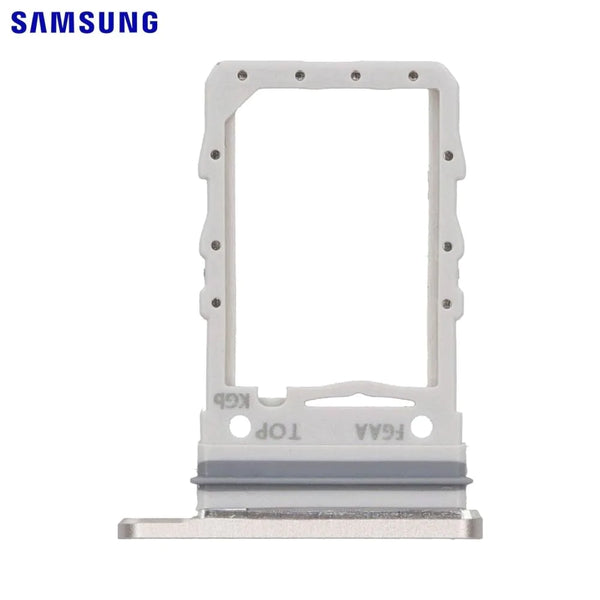 Bandeja SIM original para Samsung Galaxy Z Flip 3 5G F711 GH98-46768B en color crema