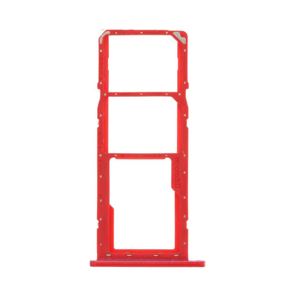 Bandeja SIM Premium para Samsung Galaxy A20 A205, color rojo
