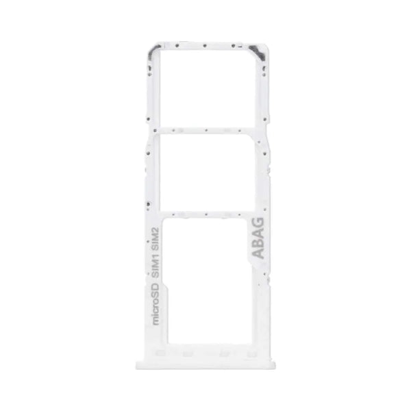 Bandeja SIM Premium para Samsung Galaxy A21S A217F en blanco prisma
