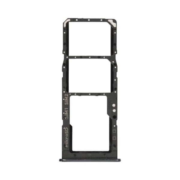 Bandeja para tarjeta SIM premium con doble tarjeta SD para Samsung Galaxy A30S A307, color negro