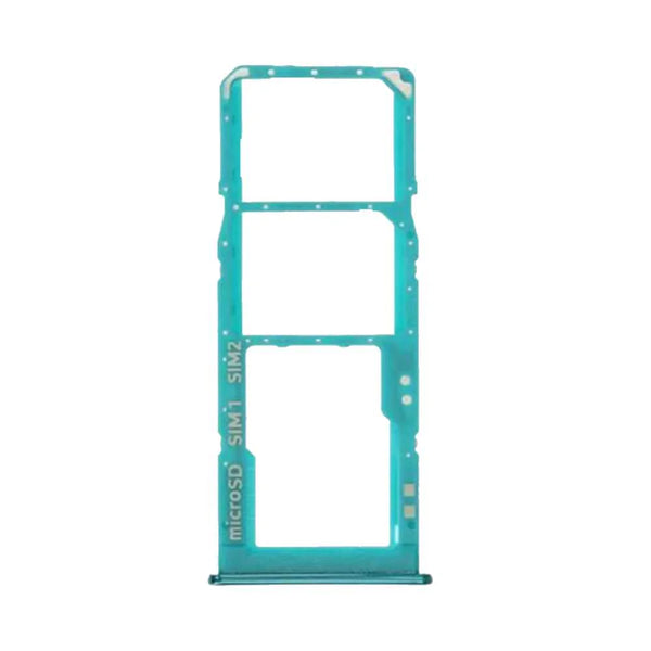 Bandeja para tarjeta SIM premium con doble tarjeta SD para Samsung Galaxy A30S A307, color verde prisma