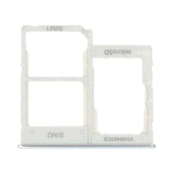 Bandeja SIM Premium para Samsung Galaxy A40 A405, color blanco