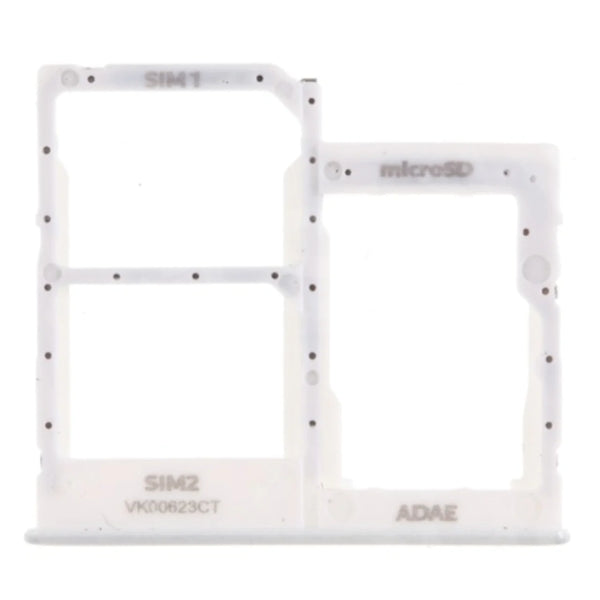 Bandeja SIM Premium para Samsung Galaxy A41 A415, color blanco