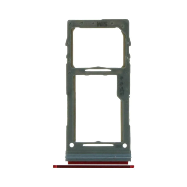 Bandeja SIM Premium para Samsung Galaxy Note 10 Lite N770, color rojo