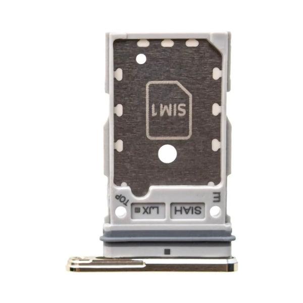 Bandeja SIM premium para Samsung Galaxy S23 Ultra 5G S918 en color crema