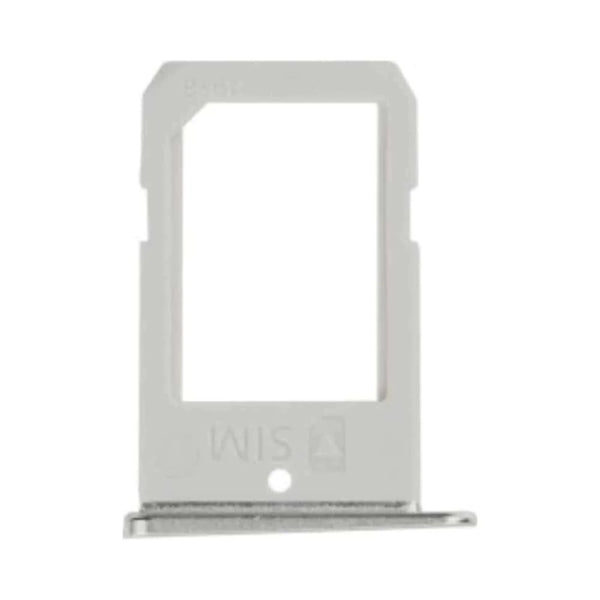 Premium Sim Tray Samsung Galaxy S6 Edge G925 Silber