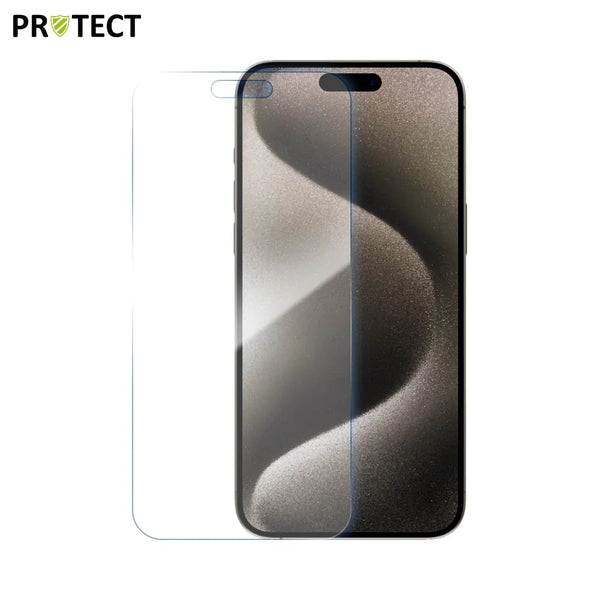Protector de pantalla de vidrio templado Classic PROTECT para Apple iPhone 15 Pro transparente