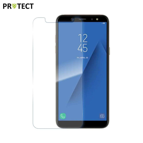 Klassisches geh_rtetes Glas PROTECT f¨¹r Samsung Galaxy A6 2018 A600 Galaxy J6 2018 J600 Transparent