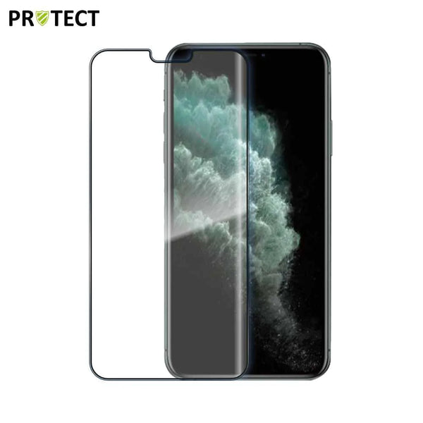 PROTECT Vidrio templado completo para Apple iPhone 11 Pro Max iPhone XS Max Negro