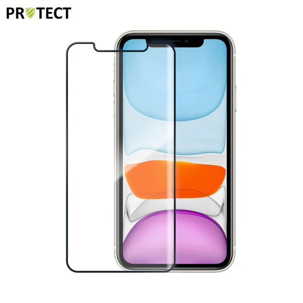 Verre Tremp¨¦ Int¨¦gral PROTECT pour Apple iPhone 11 iPhone XR Noir