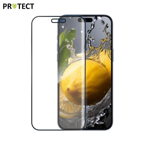 PROTECT Vidrio templado completo para Apple iPhone 16 Pro Max Negro