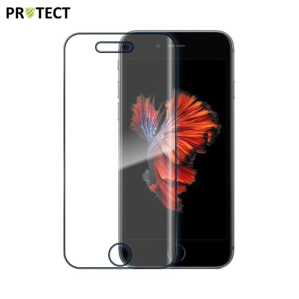 PROTECT Vidrio templado completo para Apple iPhone 6 iPhone 6S Negro
