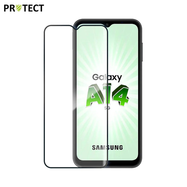 Vollst_ndig geh_rtetes Glas PROTECT f¨¹r Samsung Galaxy A14 5G A146P Schwarz