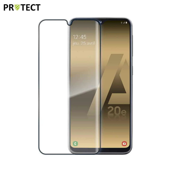 Vollst_ndig geh_rtetes Glas PROTECT f¨¹r Samsung Galaxy A20e A202 Schwarz