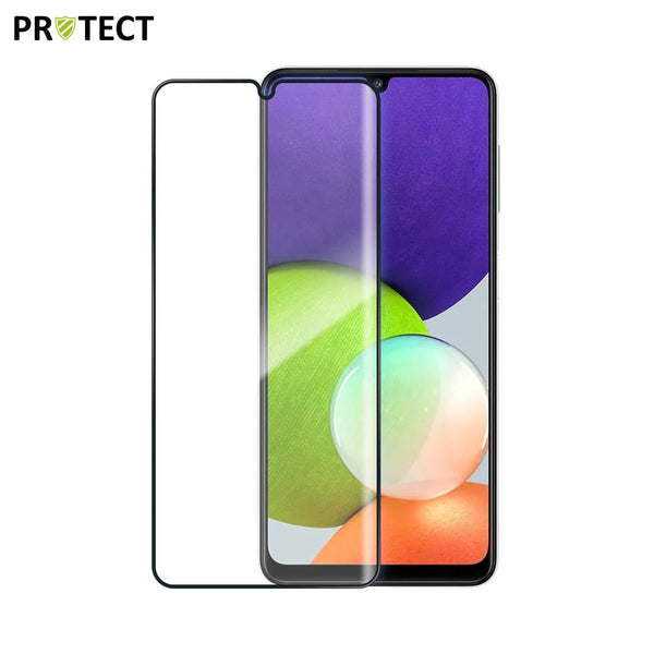 Vollst_ndig geh_rtetes Glas PROTECT f¨¹r Samsung Galaxy A22 4G A225 Schwarz