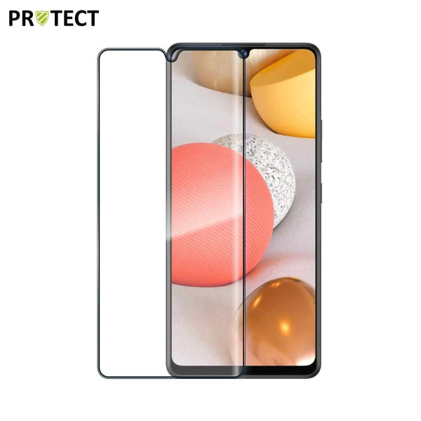 Vollst_ndig geh_rtetes Glas PROTECT f¨¹r Samsung Galaxy A42 5G A426 Schwarz