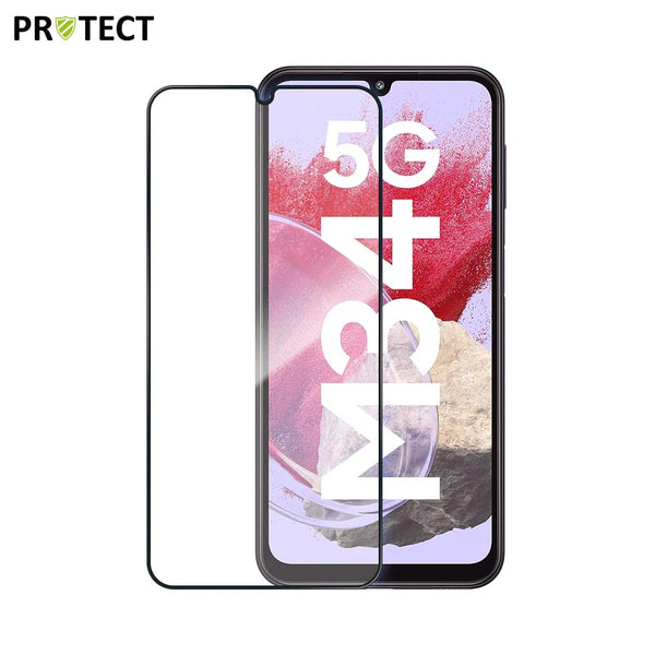 Vollst_ndig geh_rtetes Glas PROTECT f¨¹r Samsung Galaxy M34 5G M346 Schwarz
