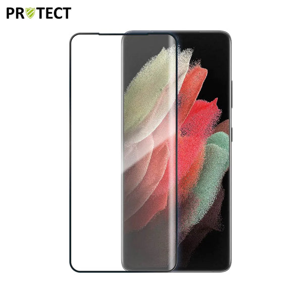 Vollst_ndig geh_rtetes Glas PROTECT f¨¹r Samsung Galaxy S21 Ultra 5G G998 Schwarz