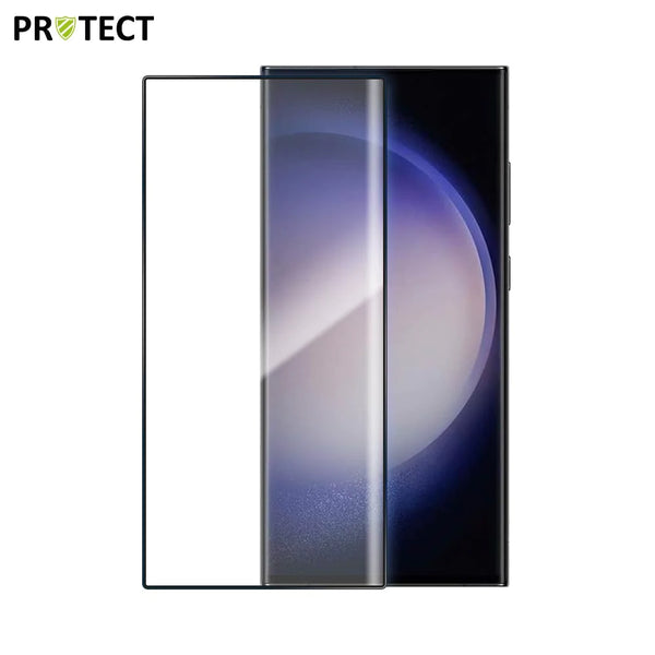 Vollst_ndig geh_rtetes Glas PROTECT f¨¹r Samsung Galaxy S23 Ultra 5G S918 Schwarz