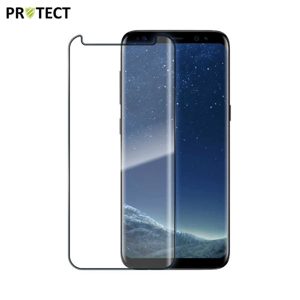 Vollst_ndig geh_rtetes Glas PROTECT f¨¹r Samsung Galaxy S8 G950 Schwarz