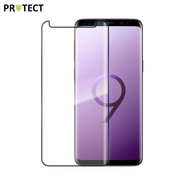 Vollst_ndig geh_rtetes Glas PROTECT f¨¹r Samsung Galaxy S9 G960 Schwarz