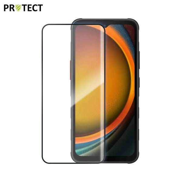 Vollst_ndig geh_rtetes Glas PROTECT f¨¹r Samsung Galaxy Xcover 7 G556 Schwarz