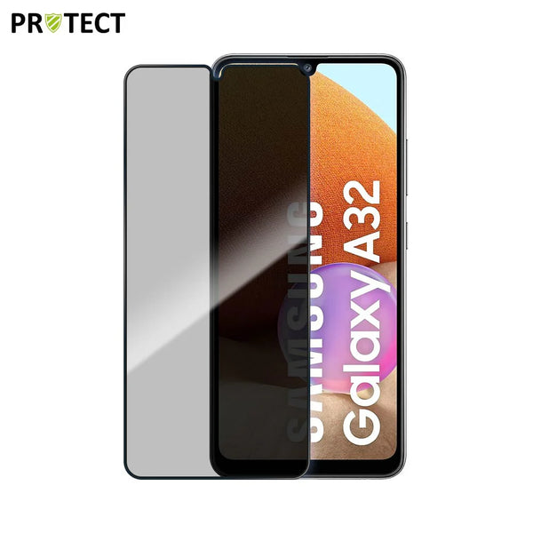 PRIVACY PROTECT Panzerglas f¨¹r Samsung Galaxy A32 4G A325 Transparent