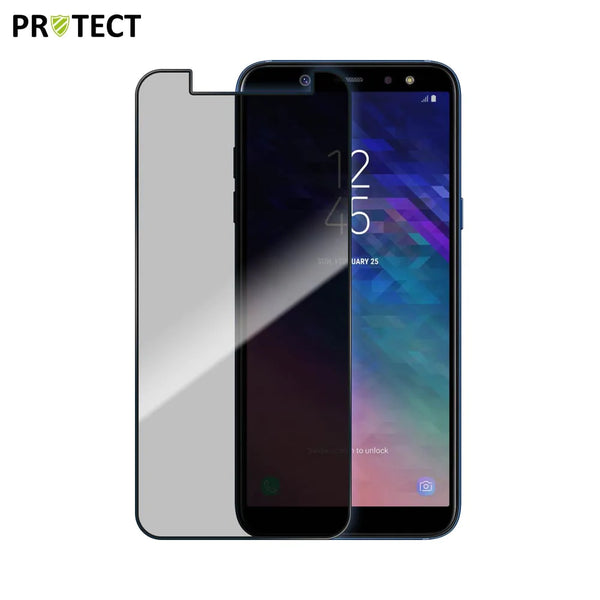 PRIVACY PROTECT Panzerglas f¨¹r Samsung Galaxy A6 2018 A600 Transparent