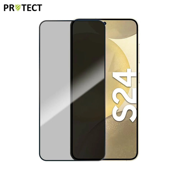 PRIVACY PROTECT Panzerglas f¨¹r Samsung Galaxy S24 5G S921 Transparent