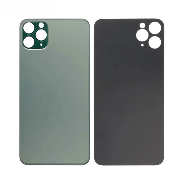 Apple iPhone 11 Pro Max Rear Glass (Laser LH) Midnight Green