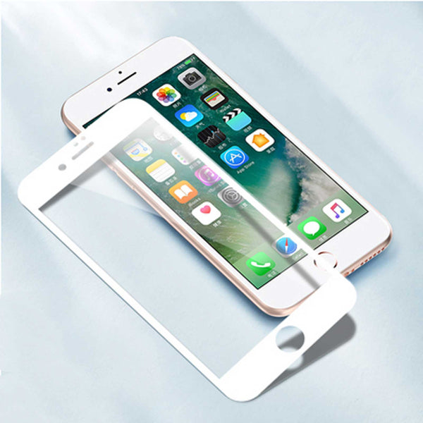 Eutoping 9D Full Cover Film Protective Glass Tempered Screen Protector with Black Side for iPhone 6 Plus Max Protection Flim