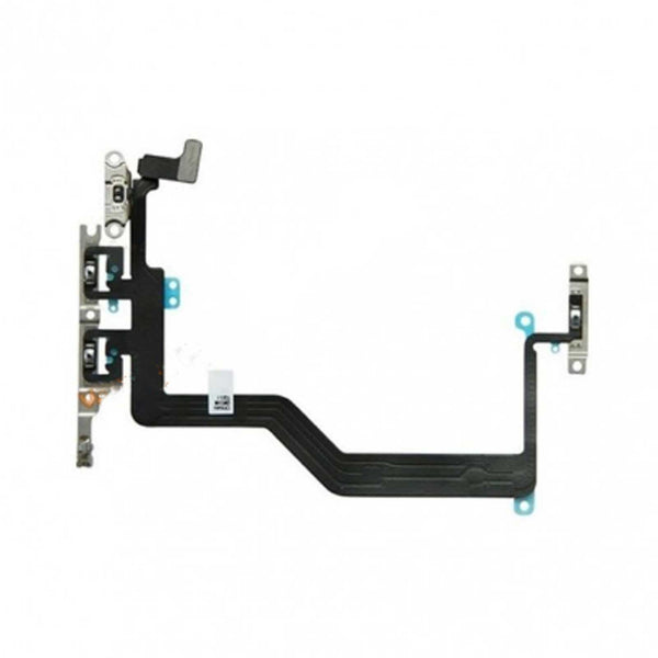 Eutoping Power Flex For iPhone 12 Pro Max Mute & Volume Button Switch Key Power Flex Cable With Metal Parts