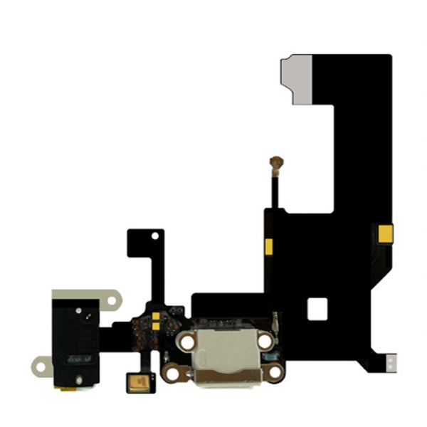 Eutoping For iPhone 5 Charger Charging USB Port Dock Connector Flex Cable With Microphone And Headphone Audio Jack